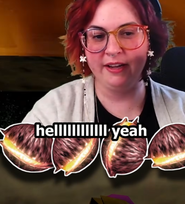 Nut on Ganon: A slice of a larger Twitch stream where the streamer explains a fun “Did you know?” fact while showing it off in-game. First comment on the instagram reel was “I’ve never scrolled back up so fast”. 